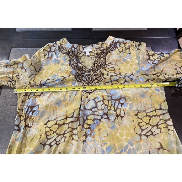 Charter Club Women’s 100% Cotton Embroidered Blouse Size 20W - Picture 4 of 5